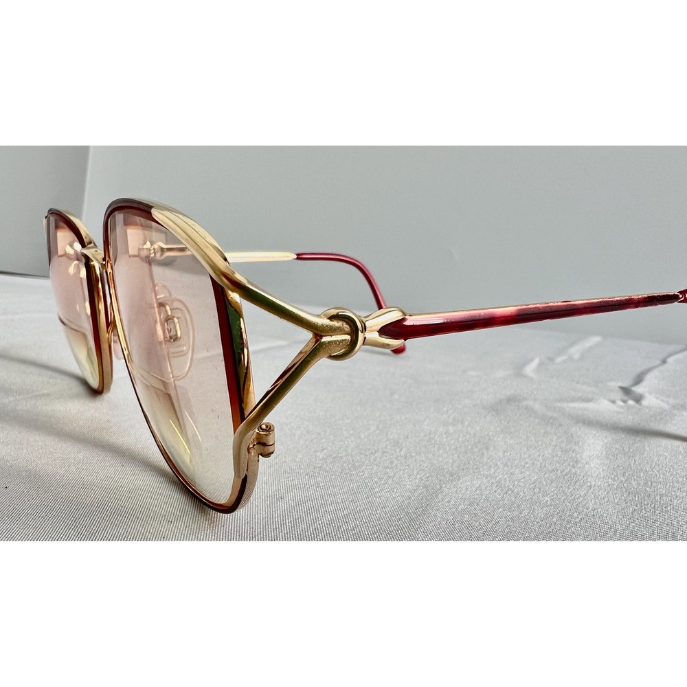 Vintage Ti22 by TRIAD 2006 Garnet Gold 100% Titanium Eyeglass Frames 56-16-135